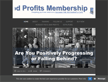 Tablet Screenshot of foodprofitsmembership.com